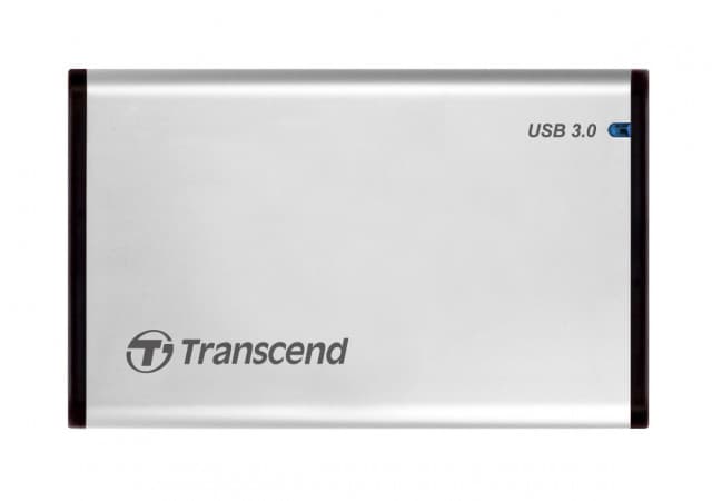 HDD External Enclosure 2.5", SATA, USB3.0, Aluminum case, Silver