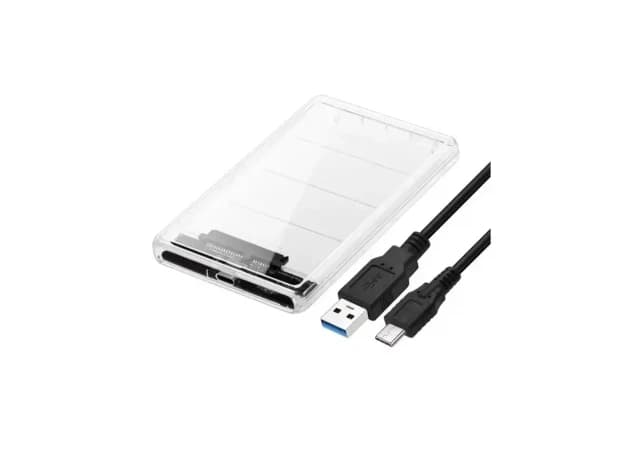 HDD Rack 2.5 SATA USB Tip C 3.0 Linkom Transparentni