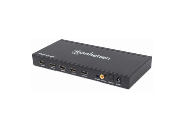 HDMI Switches 1080p 4-Port Multiviewer, Manhattan 207881