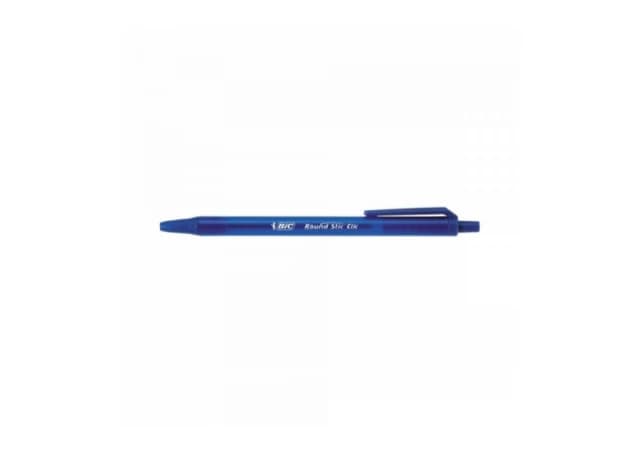 Hemijska olovka Bic Round stick click  plava