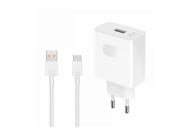 Zidni punjač HONOR SuperCharge Power Adapter/66W/bela sa USB-C kablom (1m/6A)