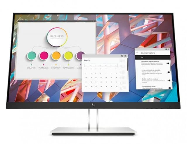 Monitor HP E24 23.8"/IPS/1920x1080/60Hz/5ms/HDMI,DP,VGA,USB hub/VESA/pivot,visina/3g