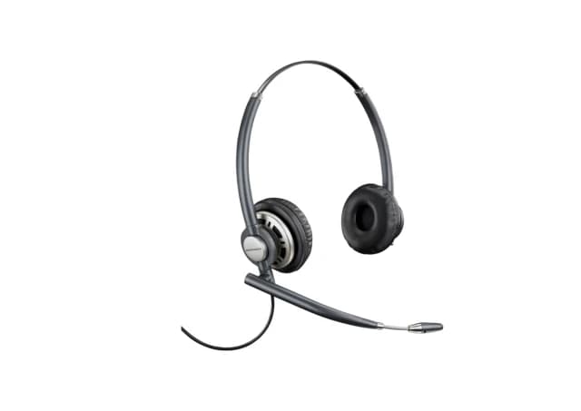 HP Poly EncorePro 720 Binaural Headset +Quick Disconnect, Black, 2yw