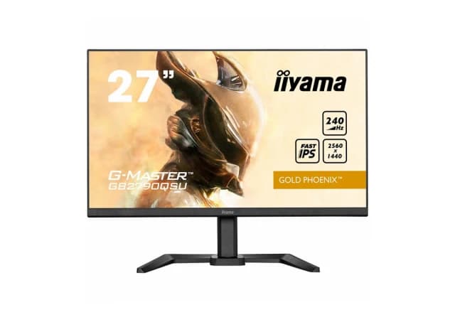 IIYAMA Monitor LED GB2790QSU-B5 GAMING 27inch 240Hz  Fast IPS, matte finish 2560 x 1440 @240Hz  400cd  1ms HDMI DP USB Full ERGO