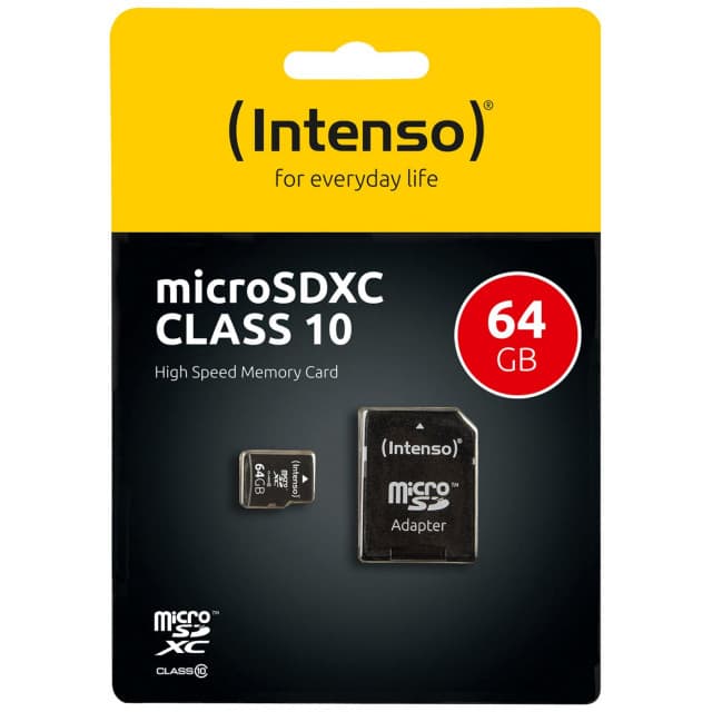 (Intenso) Micro SD Kartica 64GB Class 10 sa adapterom - SDXCmicro+ad-64GB/Class10