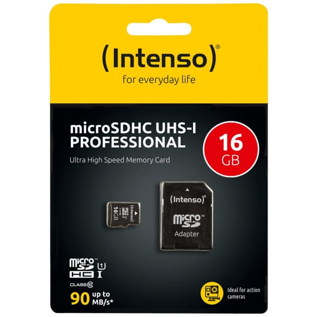 (Intenso) Micro SDHC/SDXC kartica 16GB Class 10, UHS-I +adapter, Pro - MicroSD 16GB Class10 UHS-I Pro