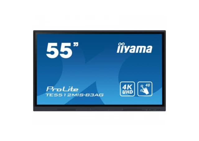 The TE5512MIS-B3AG is an exceptional 4K UHD interactive display designed by iiyama to enhance collaboration, communication, and engagement. With key features like Zero Airgap LCD screen eliminating parallax, PureTouch-IR, iiWare 10 with Android 11.