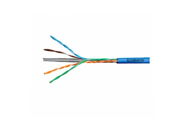 KABAL LAN CAT6 U/UTP SCHRACK 305m 4x2xAWG-23 HSKU423P13 PVC PLAVI