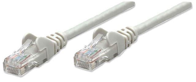 Kabl Intellinet Patch, Cat6 compatible, U/UTP, 3m, sivi 334129