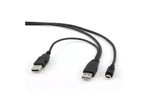 Kabl USB Gembird 2xUSB- USB-Mini 5 pin-a 1.8m M/M