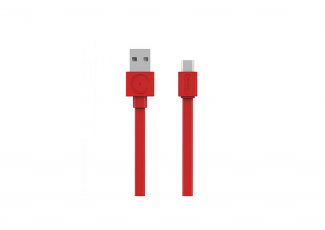 Flat USB kabl micro USB, duž.1,5m, crveni DESIGNNEST 10452RD/USBMBC