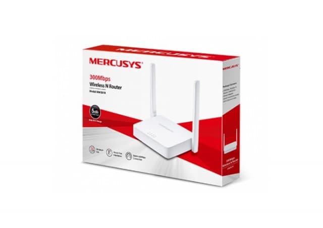 LAN Router Mercusys MW301R 2x 5dbi 300Mbps Wireless N Router (47487)