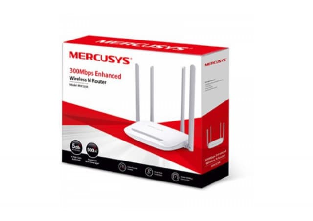 LAN Router Mercusys MW325R 300Mbps Enhanced Range Wireless N Router (44152)