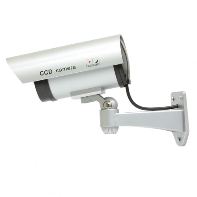 Lazna kamera srebrna HSK110 Outdoor dummy security camera IMITACIJA KAMERE 39530