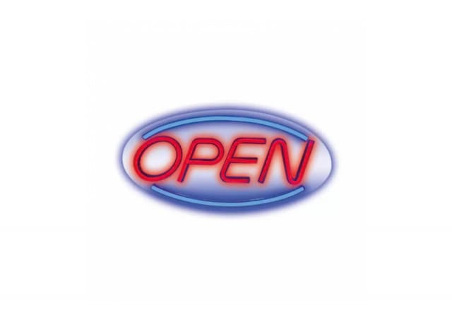 LED neon natpis "Open" RTV100254