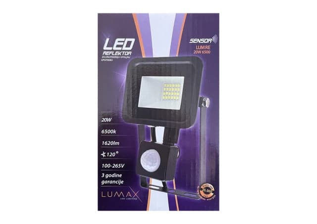 Led reflektor LUMRE-20W 6500 SENSOR