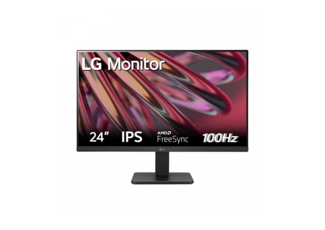 LG 23.8'' IPS FHD 1920x1080@100Hz, 16:9, 1300:1, 5ms, 250 cd/m2, 178°/178°, AMD FreeSync, 1 HDMI, 1 VGA (D-Sub), 1 Audio out, VESA 100x100mm, Tilt, Black, 3yw