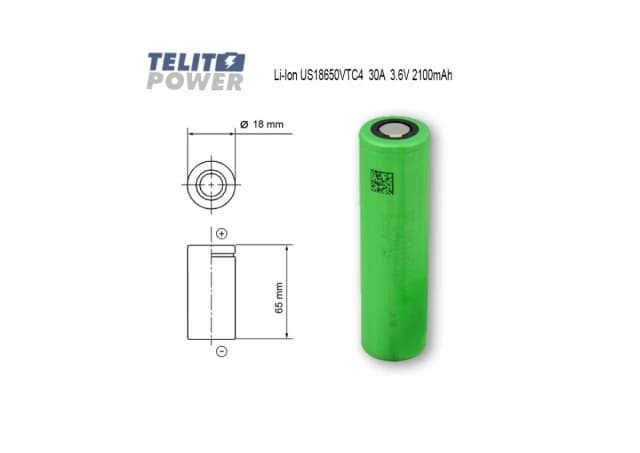 Li-Ion 3.6V 2100mAh US18650VTC4-30A  Sony VTC4