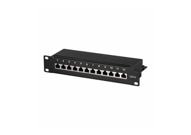 Logilink patch panel 10"  Cat6,  STP, 12 port shielded