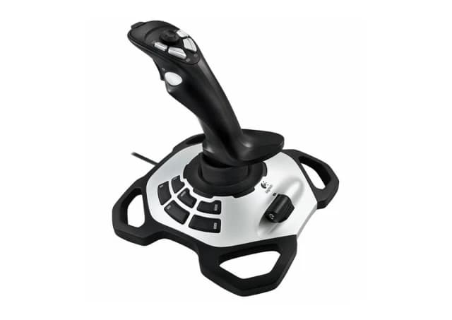 LOGITECH Extreme 3D Pro Joystick - SILVER/BLACK - USB