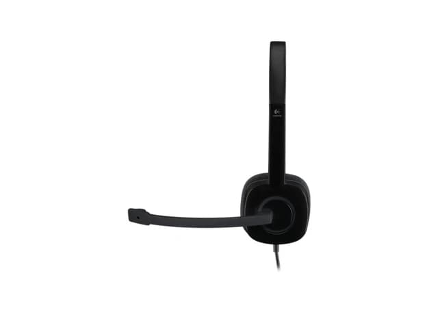 LOGITECH_ H151 Stereo Headset single jack slušalice sa mikrofonom crne 