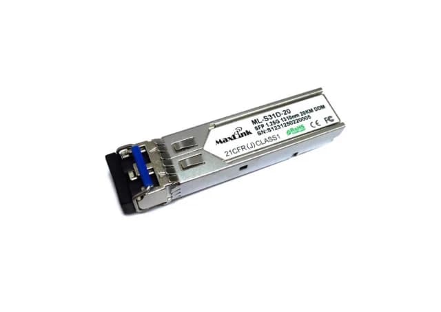 Maxlink 1.25G SFP optički modul,SM, 1310nm, 20km, 2xLC konektor,DDM