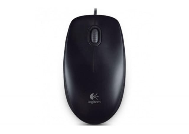 Miš Logitech B100 - Optički, USB, Crni, 910-003357