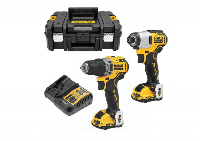 Akumulatorski set bušilica u T-STAK koferu DeWalt DCK2110L2T