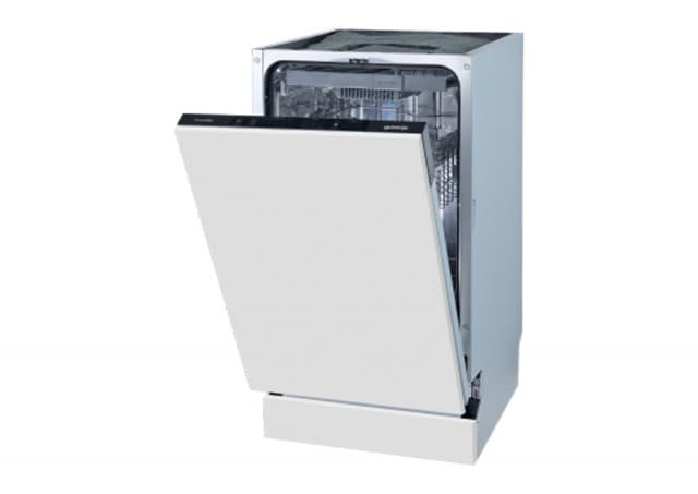 Mašina za pranje sudova potpuno ugradna Gorenje GV 561D10 InverterPowerDrive motor 45 cm 10 kompleta Bela