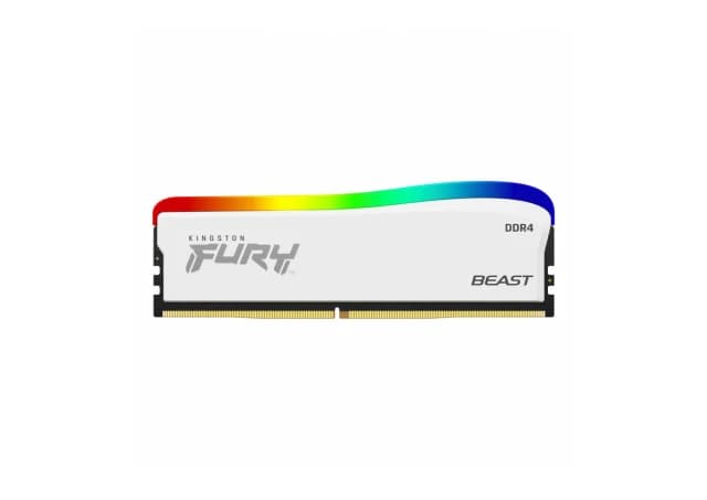 Memorija KINGSTON 16GB/DIMM/DDR4/3200MHz/CL16/FURY Beast White RGB SE