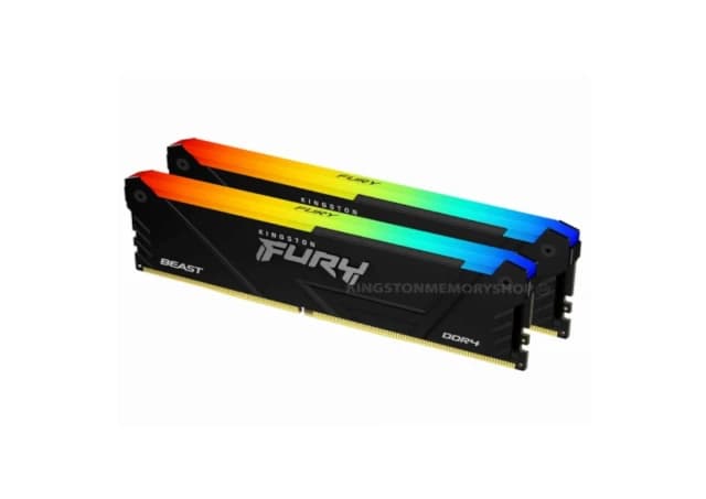 Memorija KINGSTON 64GB(2x32GB)/DIMM/DDR4/3200MHz/CL16/FURY Beast RGB