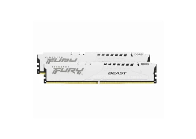 Memorija KINGSTON 64GB(2x32GB)/DIMM/DDR5/5200MHz/CL36/FURY Beast White EXPO