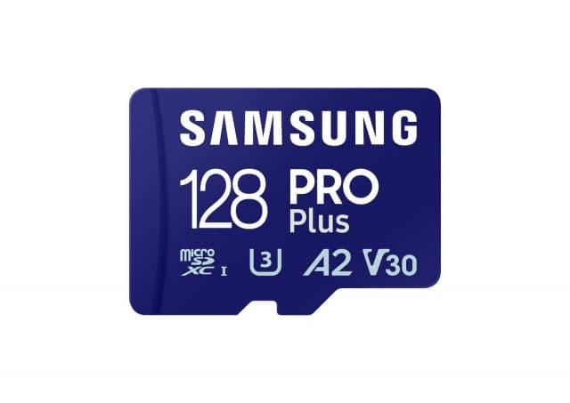 SAMSUNG Memorijska kartica PRO PLUS MicroSDXC 128GB U3 Blue + SDXC Adapter MB-MD128SA 