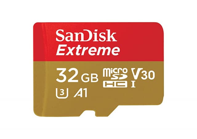 Sandisk sdhc 32gb extreme micro 100mb/s  v30 uhs-i u3+ sd adap.