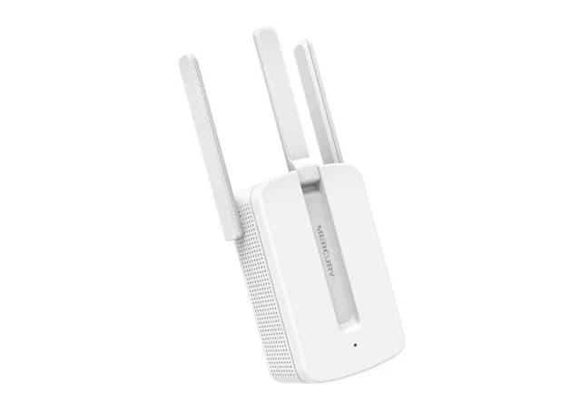 Mercusys 300Mbps Wi-Fi Range Extender, 3 fixed external antennas with MIMO, WPS button