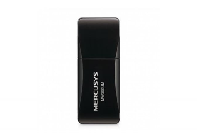 Mercusys 300Mbps Wireless N Mini USB Adapter, Mini Size, Portable Design, USB 2.0, Internal Antenna