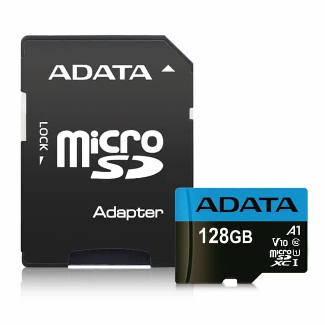 Memorijska kartica UHS-I MicroSDXC 128GB class 10 + adapter AUSDX128GUICL10A1-RA1