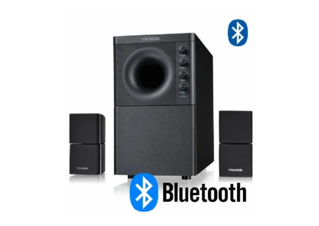 Microlab X3 BT Aktivni drveni zvucnici 2.1 sistem 98W RMS, 3,5mm, Bluetooth