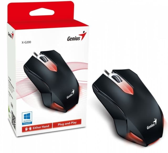 GENIUS X-G200 USB Optical Gaming crni