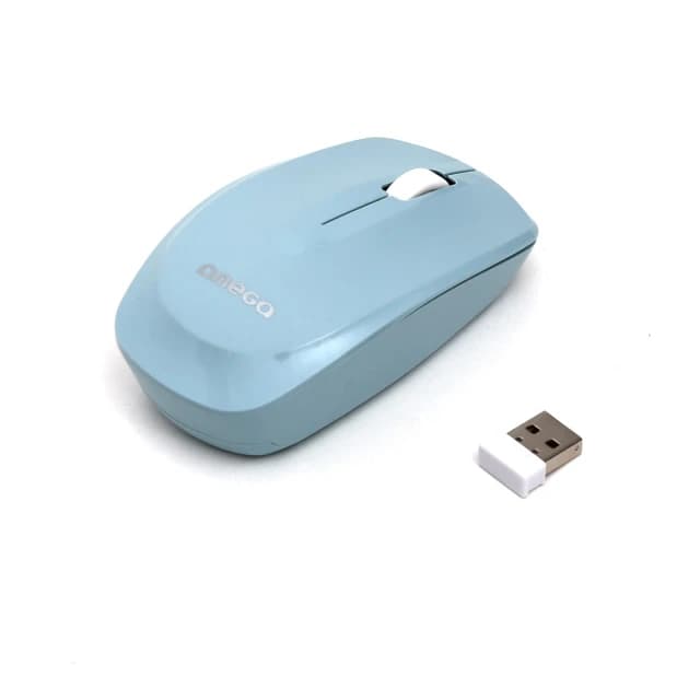 Mouse Omega OM229LB W plavi 1200 Dpi