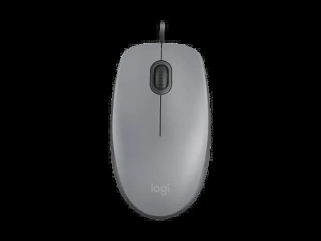 LOGITECH M110 Silent - MID GRAY - USB - N/A - EMEA-808 - AKOYA HANGTAB BOX M110S