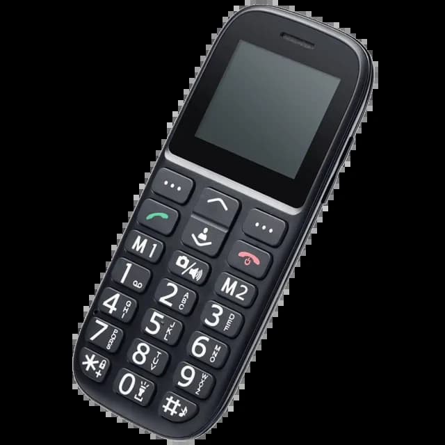 Mobilni telefon Meanit Veteran IV Plus crni