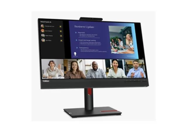 MON 24 LENOVO T24v-30 23,8"/Kamera/Zvučnici/HDMI/DP/VGA/3Y, 63D8MAT3EU