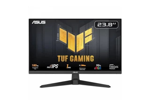 Monitor ASUS TUF VG249Q3A 23.8"/IPS/1920x1080/180Hz/1ms GtG/HDMIx2,DP/freesync/VESA/zvučnici/crna