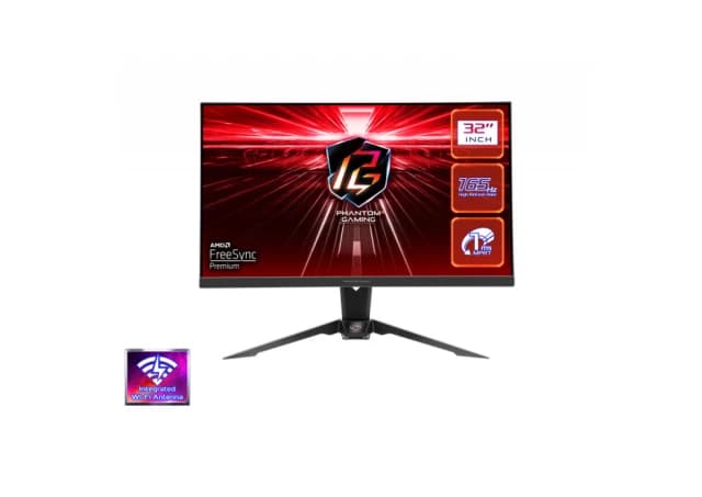 Monitor 31.5" AsRock PG32QF2B VA 2560x1440/165Hz/1ms/2xHDMI/DP/AMD FreeSync