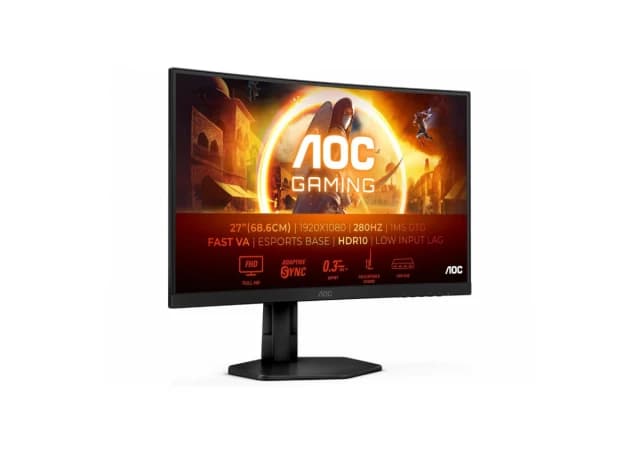 Monitor AOC C27G4ZXU 27"/VA/1920x1080/280Hz/1ms GtG/HDMIx2,DP,USB/freesync/Pivot,visina/VESA/crna