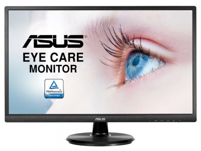 Monitor ASUS VA249HE 23.8"/VA/1920x1080/60Hz/5ms GtG/VGA,HDMI/VESA/crna