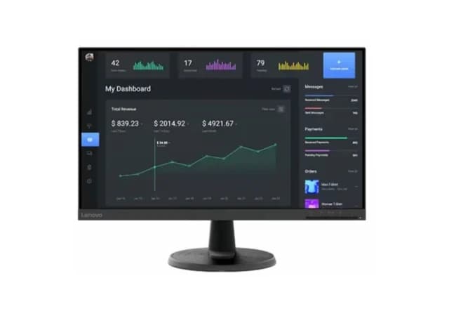 Monitor LENOVO D24-40 24inc /VA/1920x1080/75Hz/4ms/VGA,HDMI/FreeSync/crna