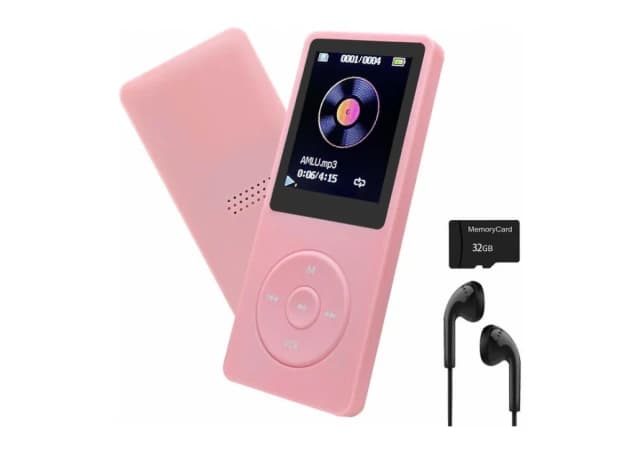 MP3 Player Bluetooth 32GB pink