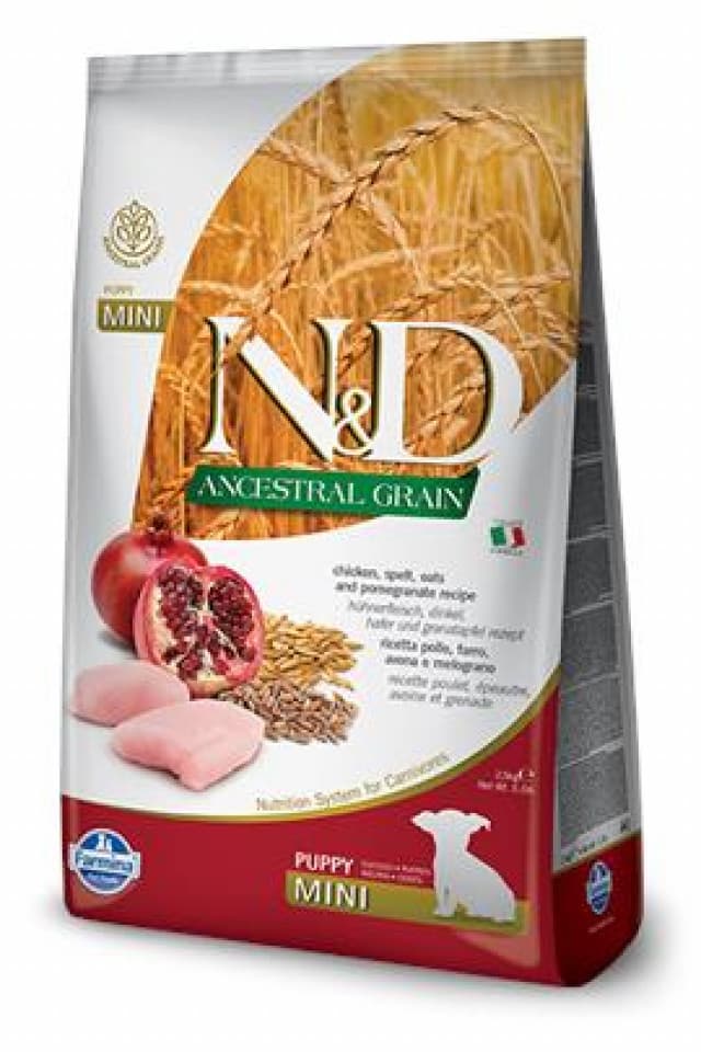 N&D AG Puppy Chicken&Pom. Mini 800g